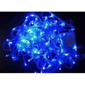 Гирлянда электрическая (100 лампочек) синяя Led