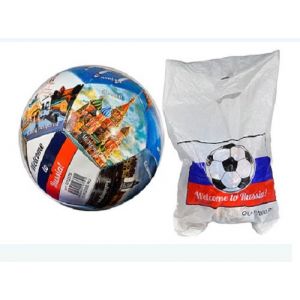 Мяч футбольный сшитый - 12 панелей вес 290 гр, толщина слоя 2.2 мм. (5212379)