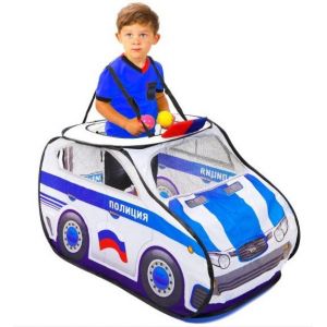 Палатка-костюм детская "Полицейская машина," сумка на молнии (Арт. M6848)