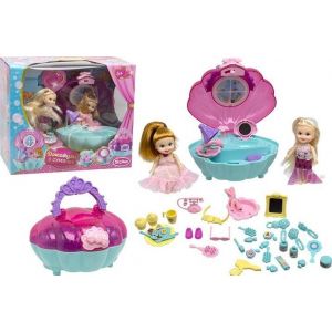 Кукла с аксессуарами (игровой набор) "Ванная" (2 куклы, мебель) (Арт. 200285564)