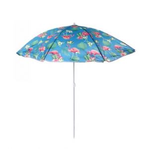 Зонт пляжный (D=170 см, h=190 см) "Фламинго" голубой ДоброСад (Арт. 835-582)