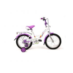 Велосипед двухколесный 16" Safari "Flora" (фиолетовый-белый)