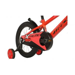  Велосипед двухколесный 16 NOVATRACK "EXTREME" (красный) с боковыми колесами