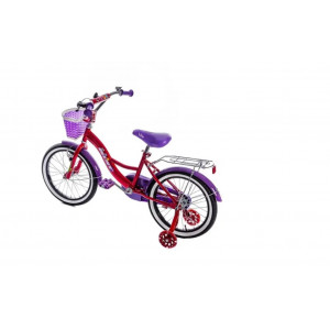 Велосипед двухколесный 18" AIST Lilo с корзинкой, багажником (розовый)