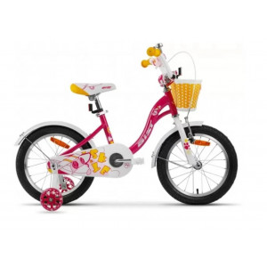 Велосипед двухколесный 16" AIST Skye с корзинкой (розовый)
