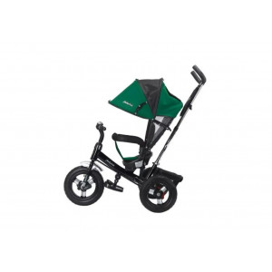 Велосипед трехколесный "Moby Kids Comfort" колеса12/10 AIR (зеленый с черным)