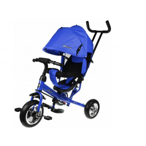 Велосипед трехколесный "Moby Kids Start" колеса10/8 EVA (синий)
