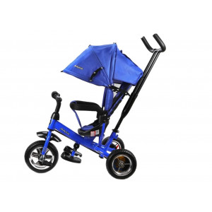 Велосипед трехколесный "Moby Kids Start" колеса10/8 EVA (синий)