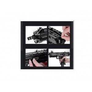 Конструктор пластиковый Оружие "Пистолет-пулемет Ingram Mac-10" 478 деталей