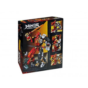 Конструктор пластиковый Ниндзяго "Ninjago" "Каменный робот огня" (400 деталей)